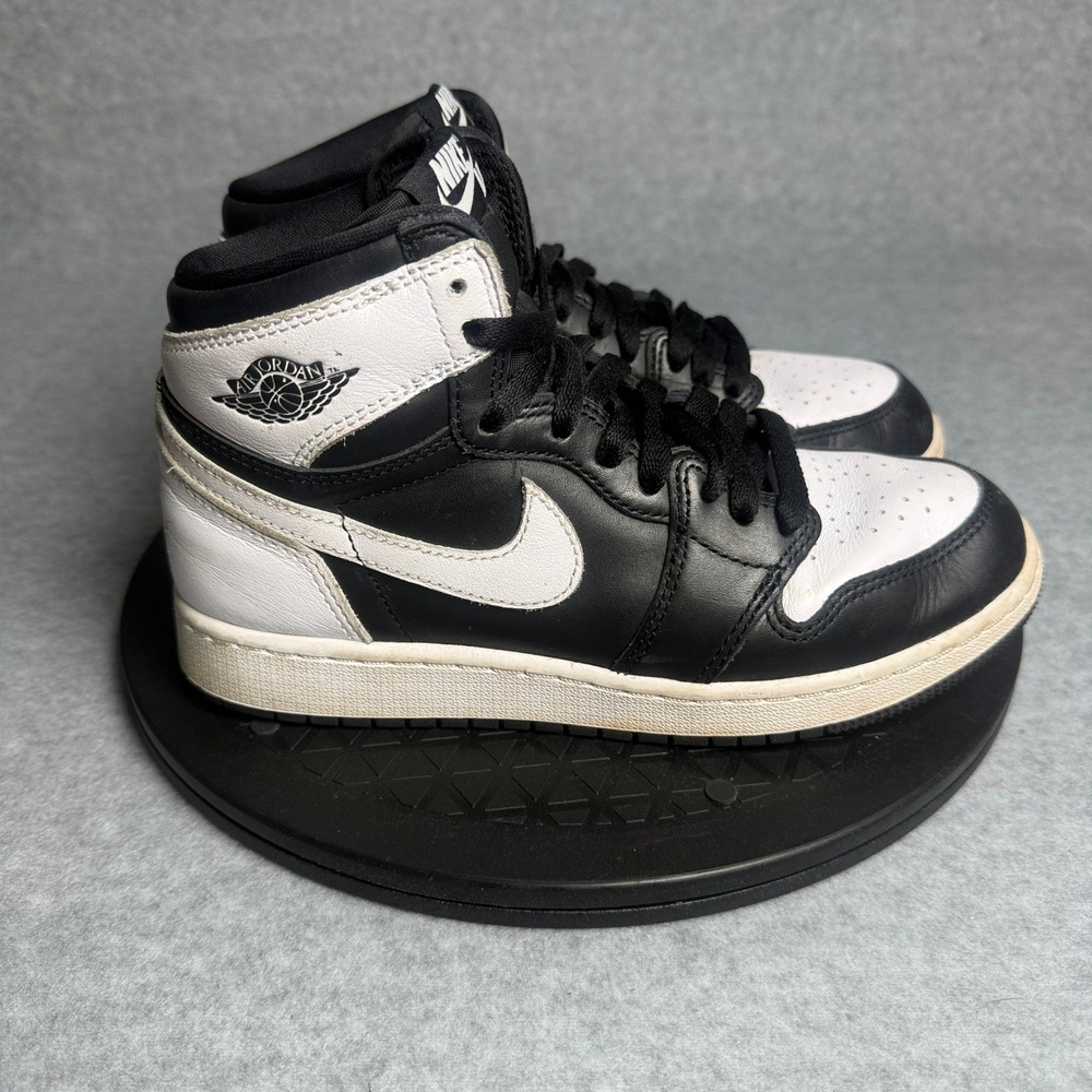 Nike Air Jordan 1 Retro High OG GS Panda Black White FD1437-010 Size 5Y